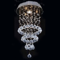 Moderno Contemporâneo Cristal Metal Galvanizado Montagem Embutida