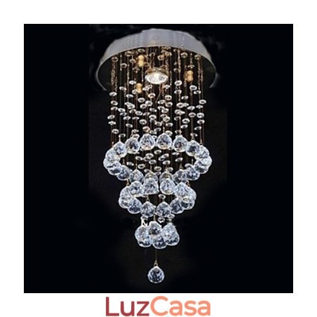 Moderno Contemporâneo Cristal Metal Galvanizado Montagem Embutida Moderno Contemporâneo Cristal Metal Galvanizado Montagem Embutida