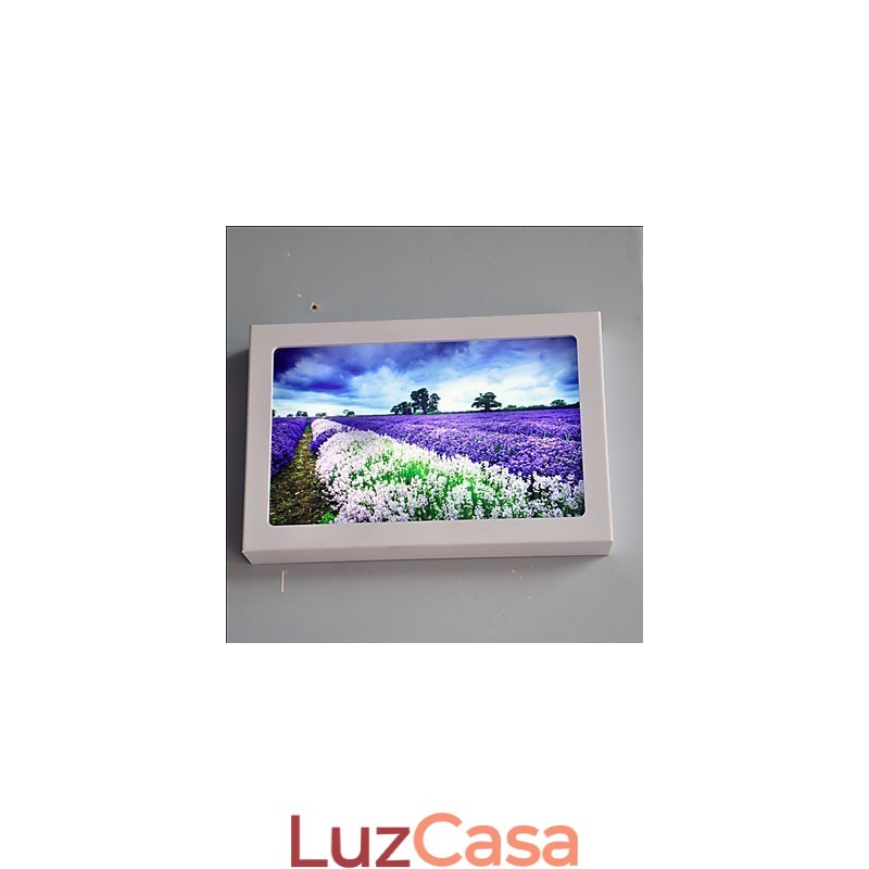 Pintura moderna contemporânea integrada, recurso de pintura contemporânea para arandelas de parede com luz ambiente