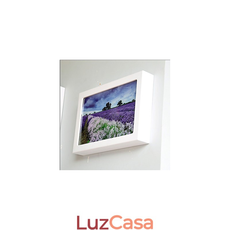 Pintura moderna contemporânea integrada, recurso de pintura contemporânea para arandelas de parede com luz ambiente