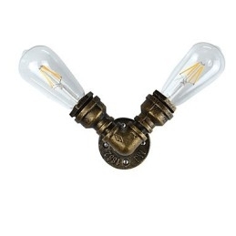 Luminária de parede Arandelas de parede Luminária de parede de ferro Lâmpada de parede sabre de luz preta muda na parede