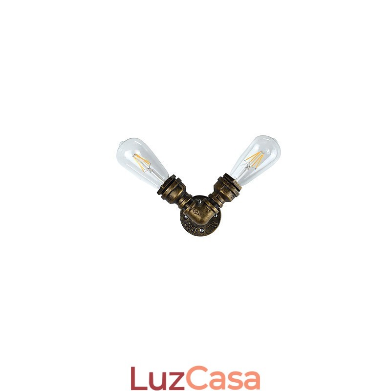 Luminária de parede Arandelas de parede Luminária de parede de ferro Lâmpada de parede sabre de luz preta muda na parede