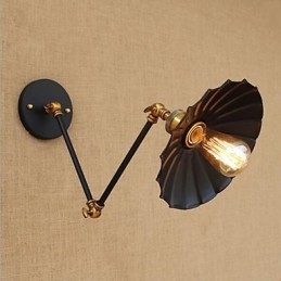 Pintura rústica estilo chalé country retrô para balanço com braço oscilante estilo mini e luz ambiente