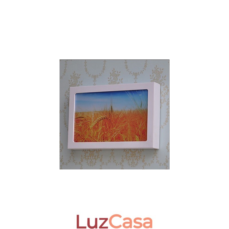 Pintura moderna contemporânea integrada, recurso de pintura contemporânea para arandelas de parede com luz ambiente