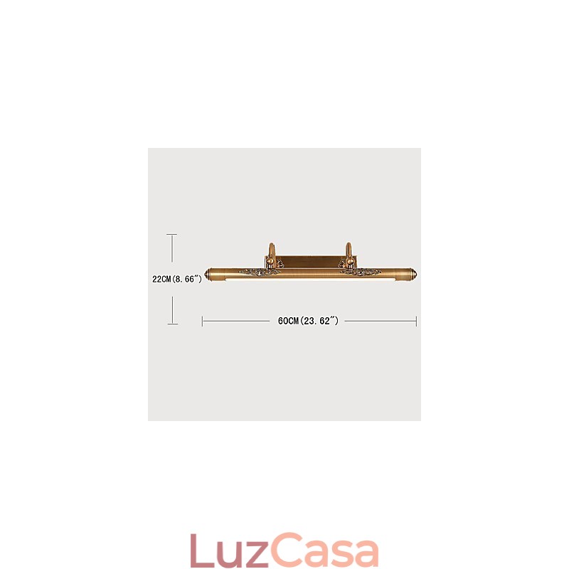 Lâmpada de espelho moderna contemporânea tradicional clássica rústica chalé vintage antigo latão característica para
