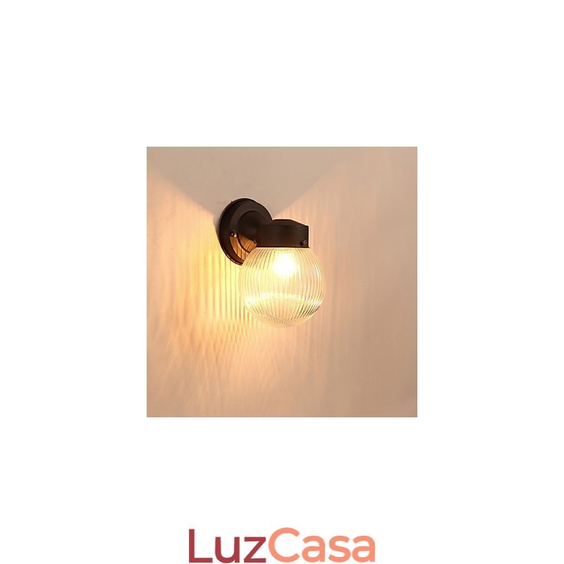 Acabamento em óxido preto contemporâneo moderno para arandelas de parede estilo mini com luz ambiente