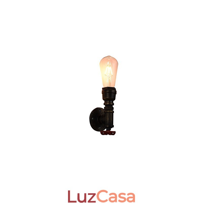 Arandelas de parede rústicas tradicionais clássicas de latão antigo para iluminação ambiente