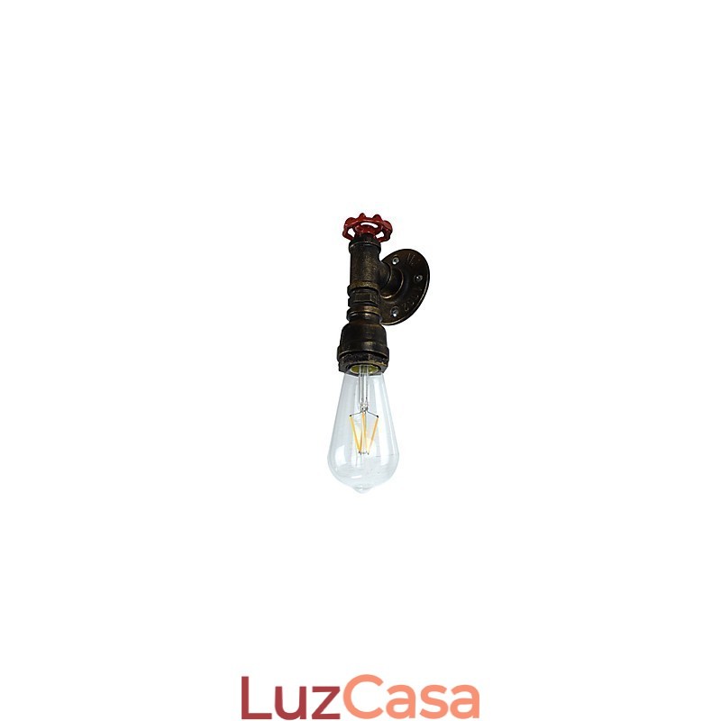 Arandelas de parede rústicas tradicionais clássicas de latão antigo para iluminação ambiente