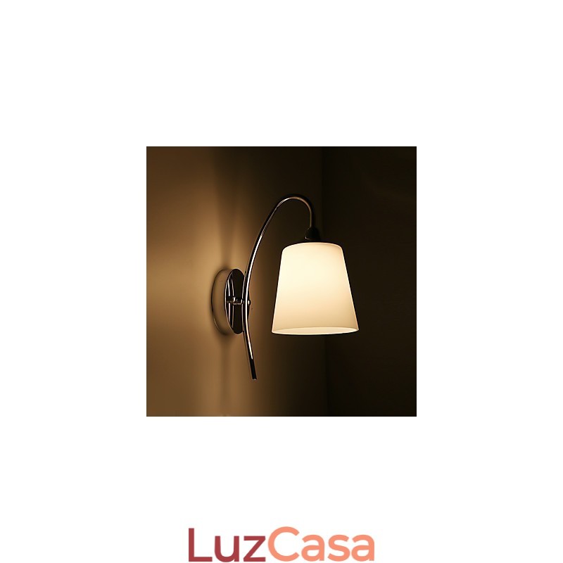 Luminária de parede moderna contemporânea galvanizada para iluminação ambiente