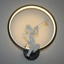 Luminária de parede minimalista nórdica moderna, quarto, luzes decorativas, produtos de alumínio, lâmpadas, anjos, corredores, luzes de parede