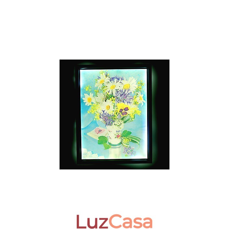 Pintura moderna contemporânea integrada, recurso de pintura contemporânea para arandelas de parede com luz ambiente
