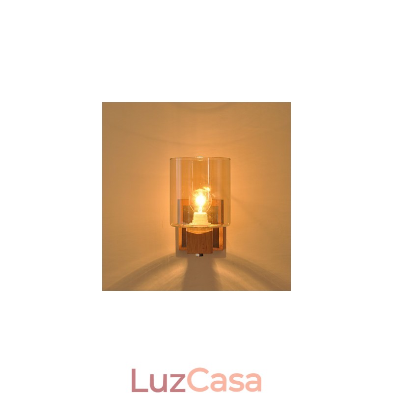Luminária de parede de vidro Moderna Contemporânea Outros Característica para Estilo Mini Arandelas de parede de luz ambiente Luminária de parede