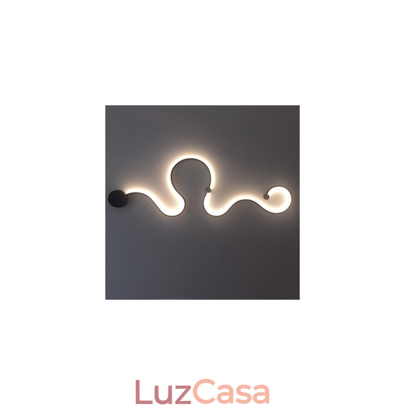 Apliques de parede Moderno Contemporâneo Pintura Característica Alumínio Luz de parede para Quarto Escada Sala de estar Lâmpada