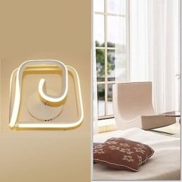 Luminária de parede Simples Moderna Criativa Luz Personalizada Quarto Luzes Decorativas Corredor Varanda Luminária de parede embutida