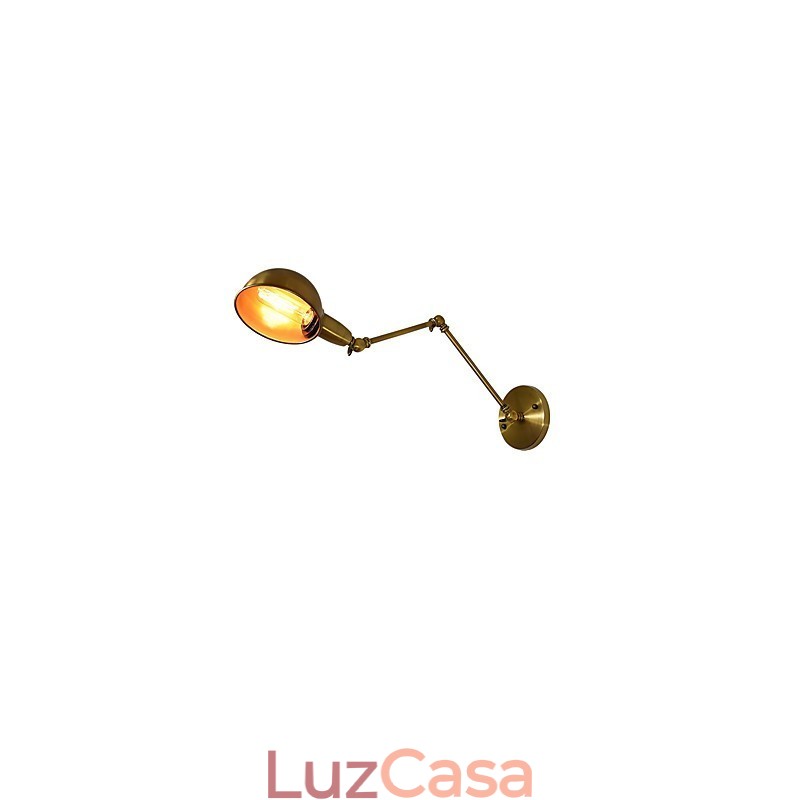 Lodge rústico tradicional clássico antigo latão recurso para downlight luzes de parede luz de parede