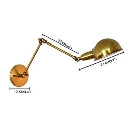 Lodge rústico tradicional clássico antigo latão recurso para downlight luzes de parede luz de parede
