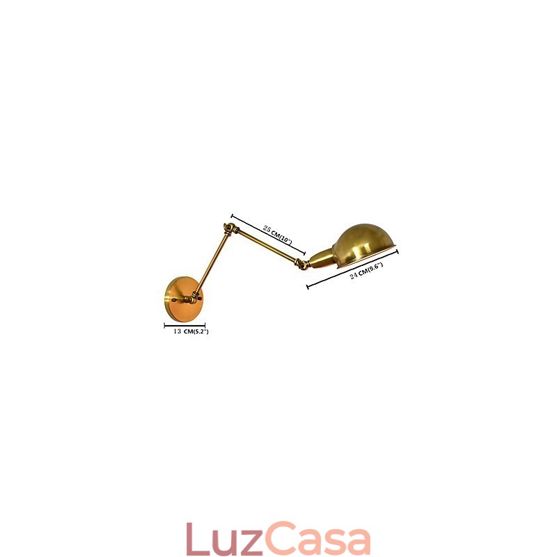 Lodge rústico tradicional clássico antigo latão recurso para downlight luzes de parede luz de parede