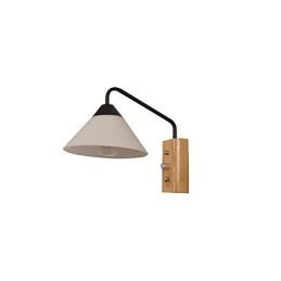 Luminária de parede simples, abajur de mesa de cabeceira com cúpula de vidro e madeira maciça para quarto, cômoda, sala de estar, quarto de bebê, dormitório universitário, mesa de centro, estantes de livros