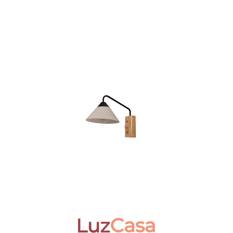 Luminária de parede simples, abajur de mesa de cabeceira com cúpula de vidro e madeira maciça para quarto, cômoda, sala de estar, quarto de bebê, dormitório universitário, mesa de centro, estantes de livros