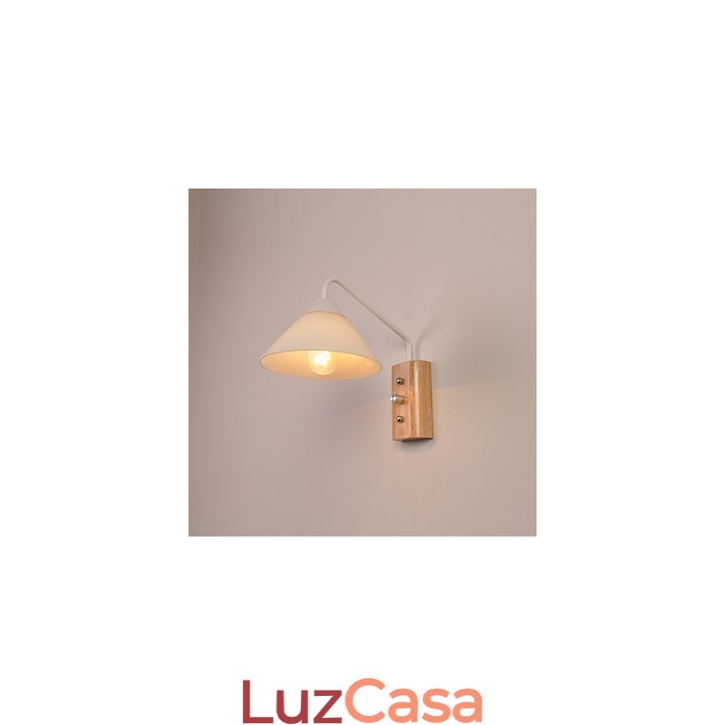 Luminária de parede simples, abajur de mesa de cabeceira com cúpula de vidro e madeira maciça para quarto, cômoda, sala de estar, quarto de bebê, dormitório universitário, mesa de centro, estantes de livros