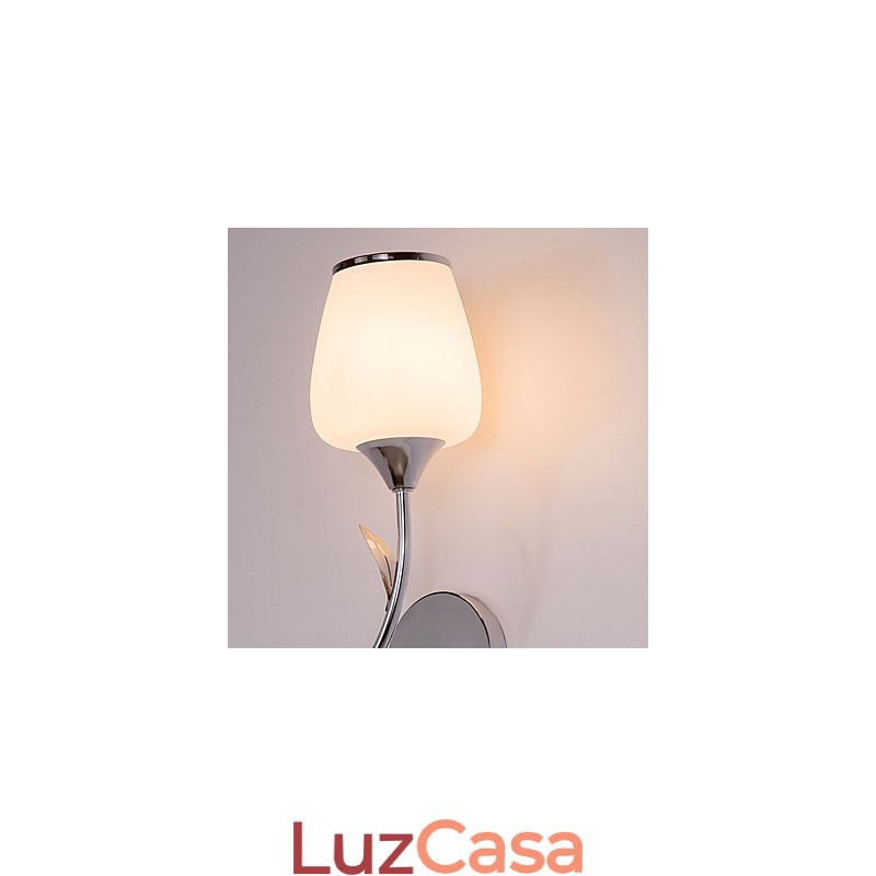 Luminária de parede metálica moderna contemporânea embutida e de teto Hugger, luminária de parede com destaque