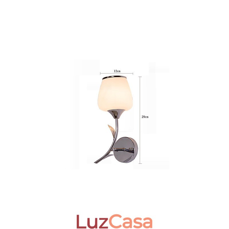 Luminária de parede metálica moderna contemporânea embutida e de teto Hugger, luminária de parede com destaque