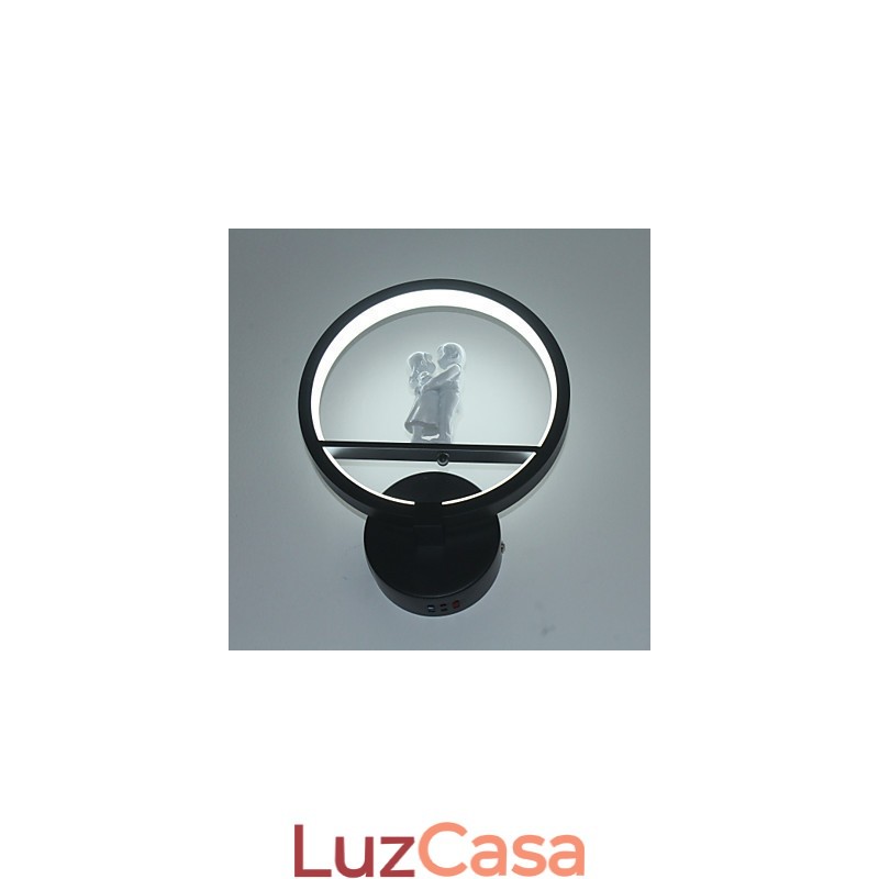 Luminária de parede moderna minimalista para sala de estar decorativa de alumínio para corredor, varanda, quarto, luminária de cabeceira