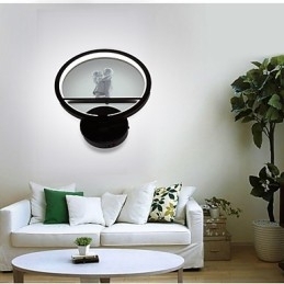 Luminária de parede moderna minimalista para sala de estar decorativa de alumínio para corredor, varanda, quarto, luminária de cabeceira