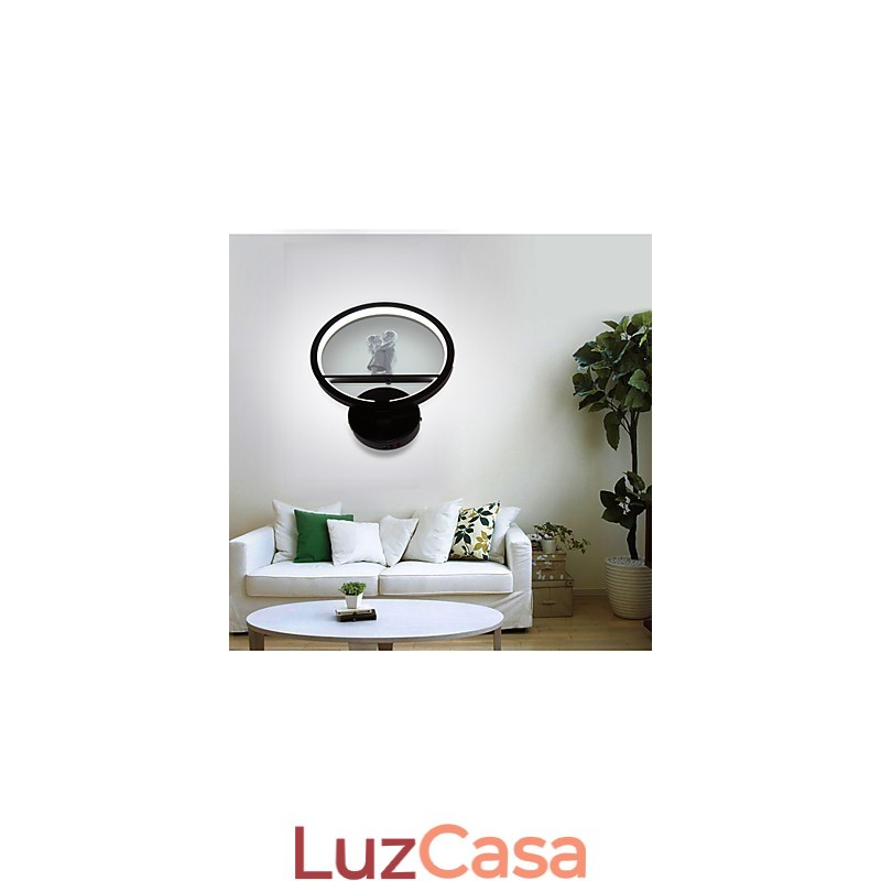Luminária de parede moderna minimalista para sala de estar decorativa de alumínio para corredor, varanda, quarto, luminária de cabeceira