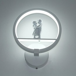 Luminária de parede moderna minimalista para sala de estar decorativa de alumínio para corredor, varanda, quarto, luminária de cabeceira