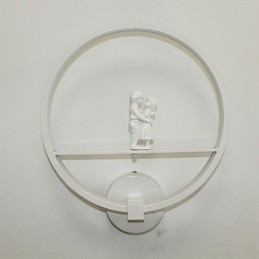 Luminária de parede moderna minimalista para sala de estar decorativa de alumínio para corredor, varanda, quarto, luminária de cabeceira