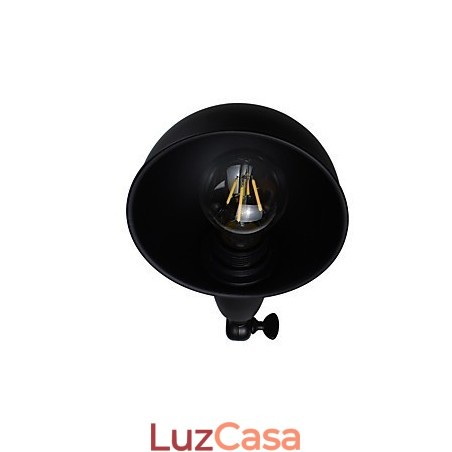 Luminária de parede de aço pintado, decoração de café americano preto e branco, luminária de parede retrô, lâmpada de sabre de luz na parede Luminária de parede de aço pintado, decoração de café americano preto e branco, luminária de parede retrô, lâmpada de sabre de luz na parede