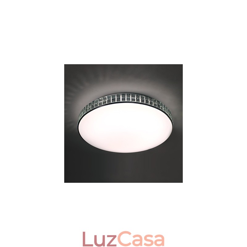 Luminária de teto moderna embutida em acrílico com pintura em metal 90 265V