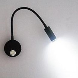 A Luminária de Parede Da Luminária de Parede Da Cabeceira Da Cama De Mangueira É Iluminada Pela Luz Da Lâmpada De Leitura