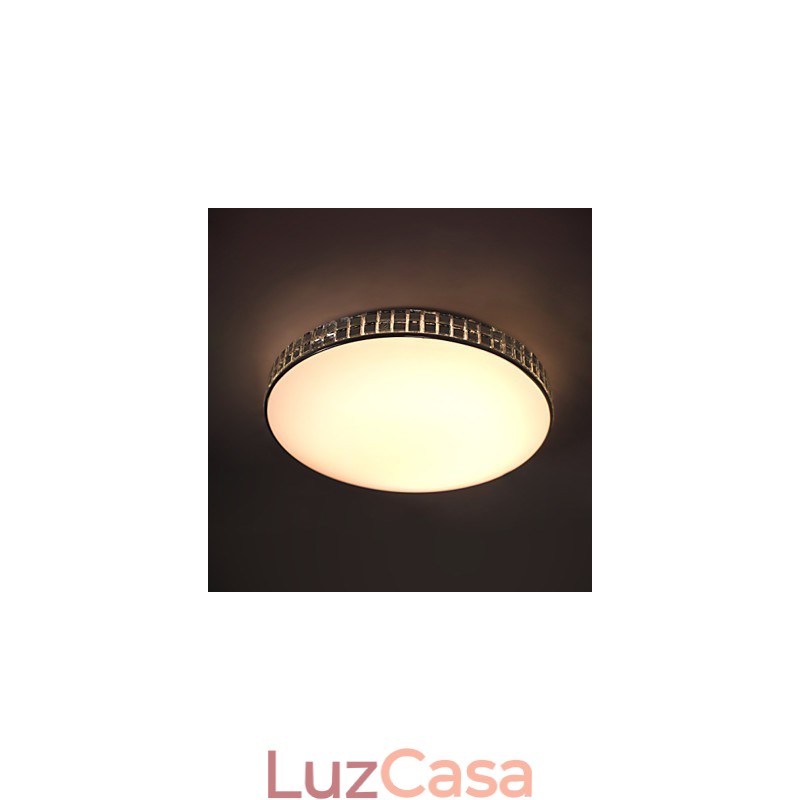 Luminária de teto moderna embutida em acrílico com pintura em metal 90 265V