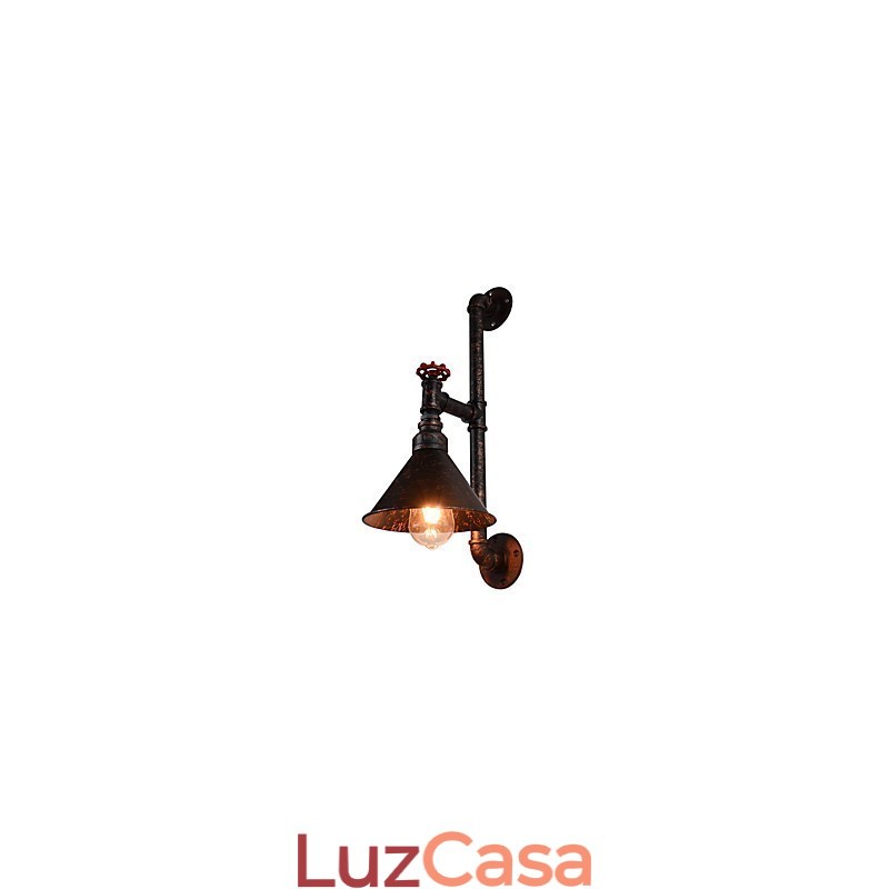 Luminária de parede Arandelas de parede Luminária de parede de ferro Retro Vintage Moderno Upscale Bar West Restaurante Café