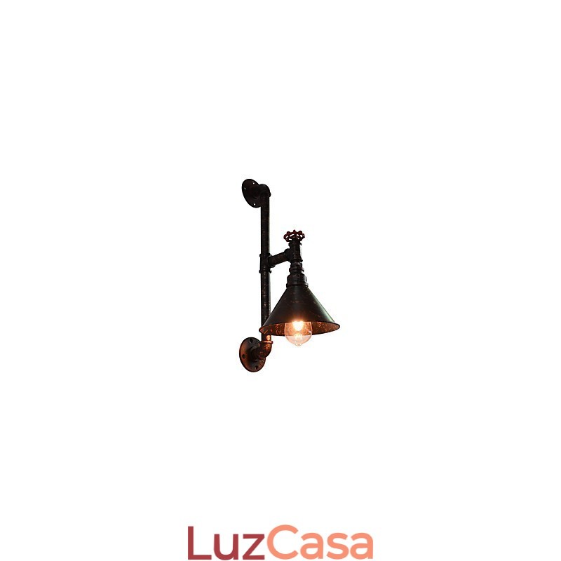 Luminária de parede Arandelas de parede Luminária de parede de ferro Retro Vintage Moderno Upscale Bar West Restaurante Café