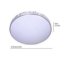 Luminária de teto moderna embutida em acrílico com pintura em metal 90 265V