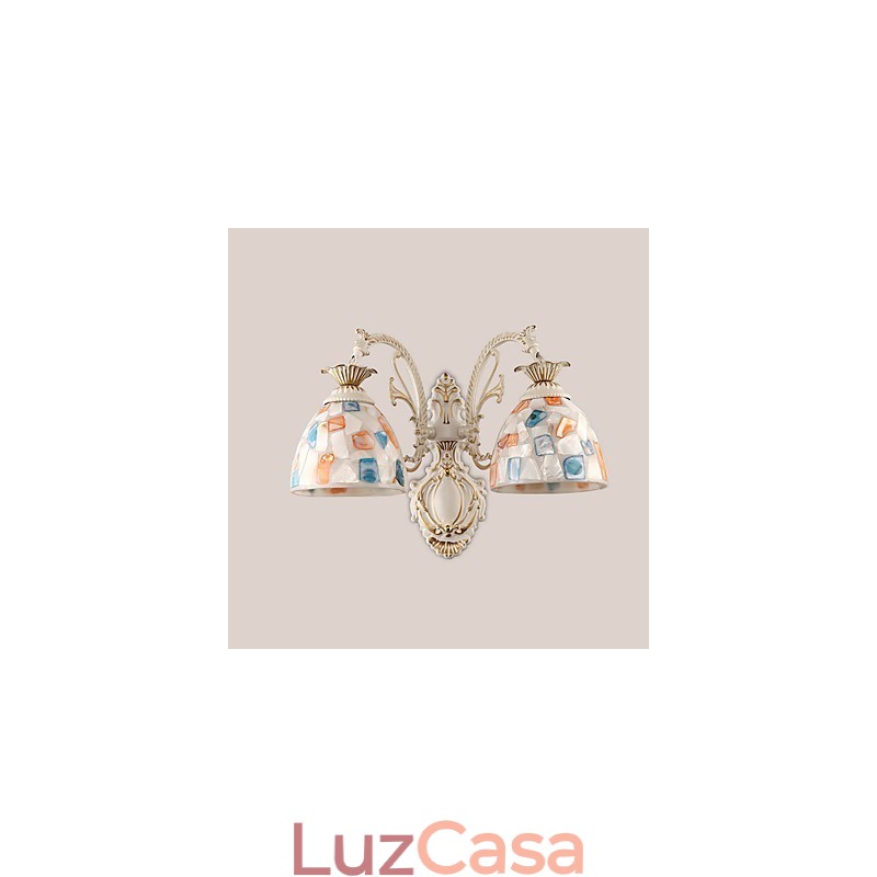 Pintura rústica de chalé para arandelas de parede downlight