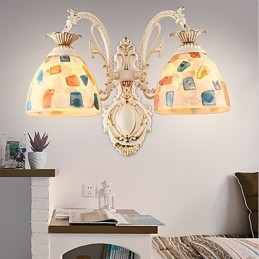 Pintura rústica de chalé para arandelas de parede downlight