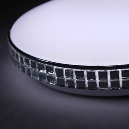 Luminária de teto moderna embutida em acrílico com pintura em metal 90 265V