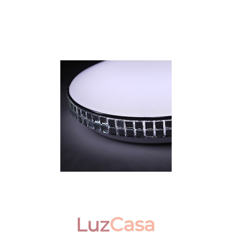 Luminária de teto moderna embutida em acrílico com pintura em metal 90 265V