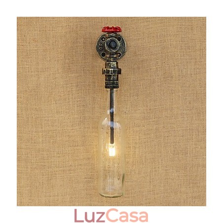 Recurso de bronze antigo retrô country para proteção ocular estilo mini luz ambiente
