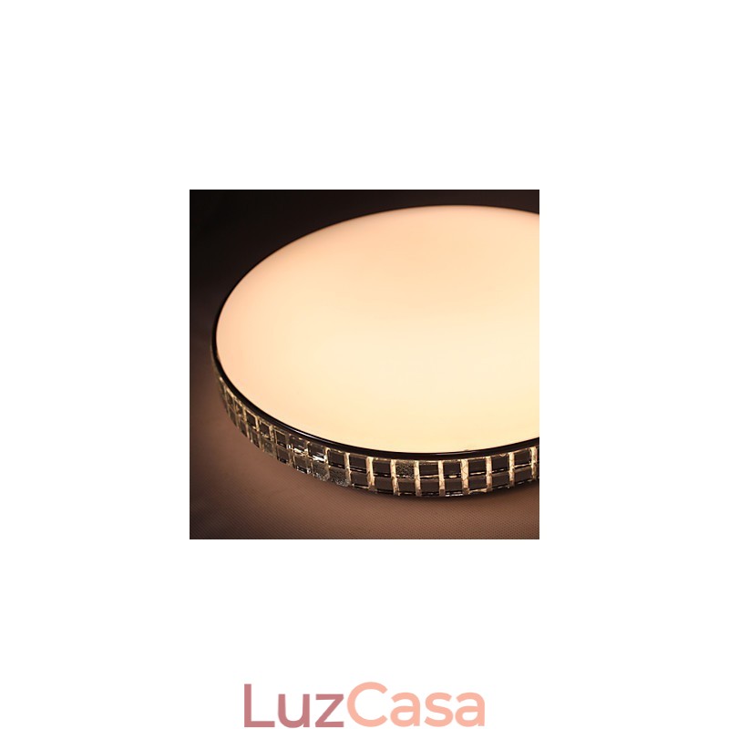 Luminária de teto moderna embutida em acrílico com pintura em metal 90 265V