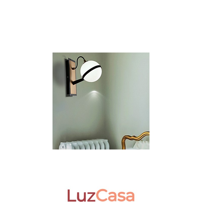 Recurso contemporâneo moderno para arandelas de parede com luz ambiente