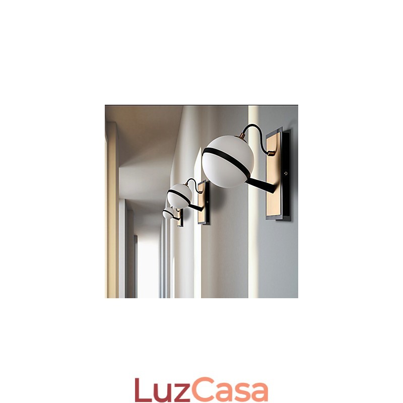 Recurso contemporâneo moderno para arandelas de parede com luz ambiente