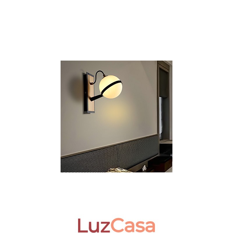 Recurso contemporâneo moderno para arandelas de parede com luz ambiente