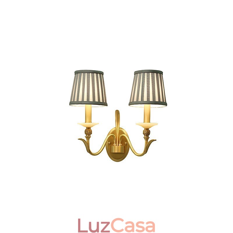 Simples Country Tradicional Clássico Latão Recurso para Mini Estilo Uplight Wall Sconces Luz de Parede