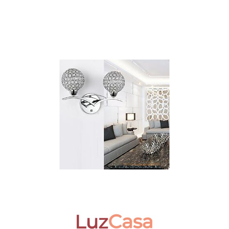 A simplicidade da lâmpada de cristal moderna, lâmpada de cabeceira criativa para quarto, sala de jantar, luzes de corredor
