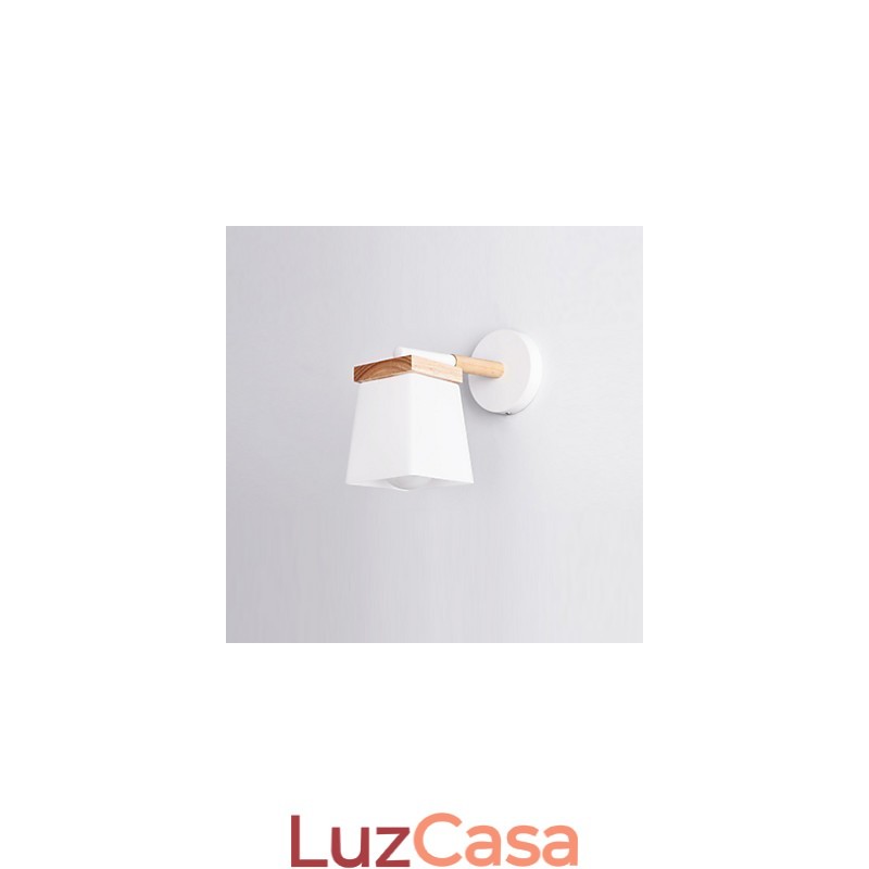 Luminária de parede Squere Glassshade para quarto, luminária de parede moderna com luz ambiente, luminária de parede
